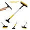 Gardenised Aluminum Snow Brush & Ice Scraper Non-Slip Foam Grip Winter Car Tool with Scratch-Free Bristles for Cars, SUVs & Trucks